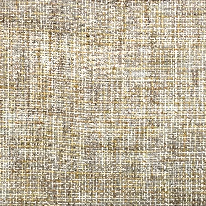 テトロン麻風（粗目）生地のアップ