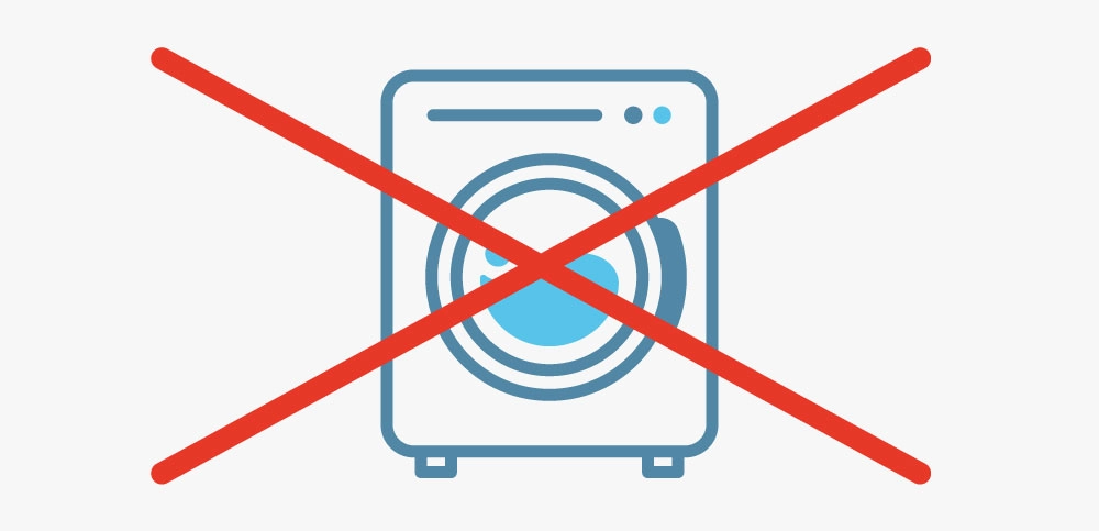 洗濯禁止の画像